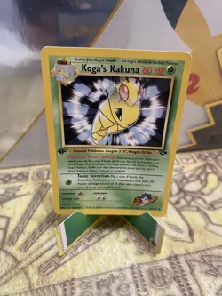 Koga's Kakuna 47/132 Gym Challenge Regular First Edition Pokemon Card WOTC - Image 1