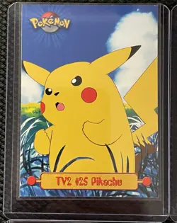 Vintage Pokemon Lot Topps 19 Cards Blue Label TV Animation 2 Holo Pikachu Meowth - Image 4