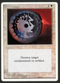 ***Disenchant*** MTG Alternate 4th Edition Magic Kid Icarus - Image 1