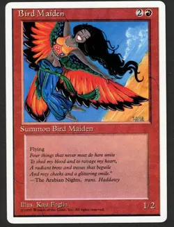 ***Bird Maiden*** MTG Alternate 4th Edition Magic Kid Icarus - Image 1
