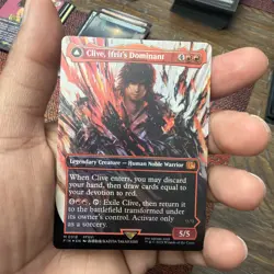 Clive, Ifrit's Dominant (0318) (Borderless) Final Fantasy Foil - Image 1