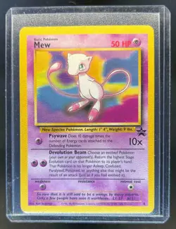1999 Pokemon Wizards Black Star Promos Mew #8 - Image 1