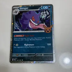Pokemon Gengar Cosmos Holo Promo 057/091 Trick or Trade 2024 Stage 2 130HP - Image 1