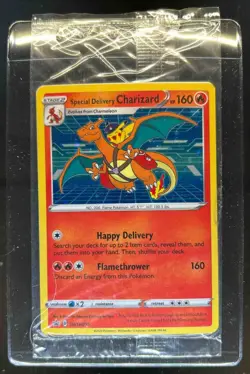 2019-2023 Pokemon SWSH Black Star Promos Special Delivery Charizard #SWSH075 - Image 1