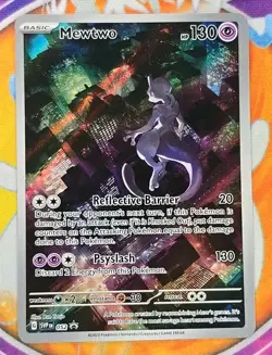 🔥Pokemon Mewtwo TCG Scarlet & Violet 151 UPC Promo Holo Rare SVP052 Sleeved🔥📈 - Image 1