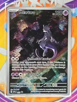 🔥Pokemon Mewtwo TCG Scarlet & Violet 151 UPC Promo Holo Rare SVP052 Sleeved🔥📈 - Image 3