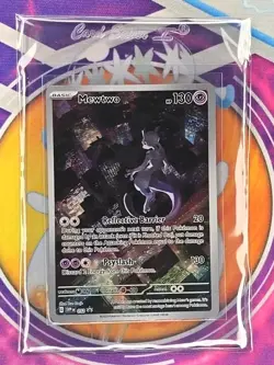 🔥Pokemon Mewtwo TCG Scarlet & Violet 151 UPC Promo Holo Rare SVP052 Sleeved🔥📈 - Image 4