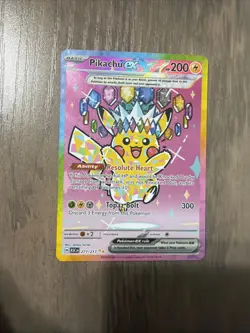 Pokemon TCG Pikachu EX 277/217 Ascended Heroes SIR NM - Image 1