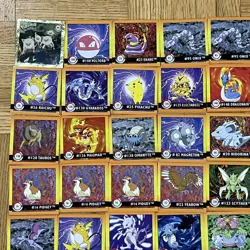 Lot of 79 Total Artbox Series 1 Pokemon Stickers 1999 Vintage - Image 3