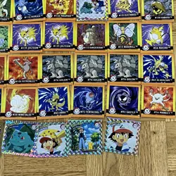 Lot of 79 Total Artbox Series 1 Pokemon Stickers 1999 Vintage - Image 5