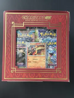 POKEMON TCG: MEGA CHARIZARD X EX ULTRA & Charizard EX Super Premium Collection - Image 5