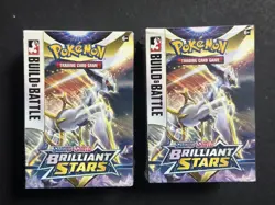 Lot of 2 Brilliant Stars Sword & Shield Pokemon TCG Sealed Build & Battle Box - Image 1
