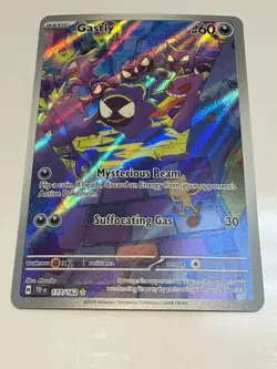 Pokemon TCG Gastly 177/162 Illustration Rare Temporal Forces NM/M - Image 1