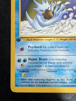 Golduck First Edition NM Pokemon 35/62 Fossil Regular - Image 5