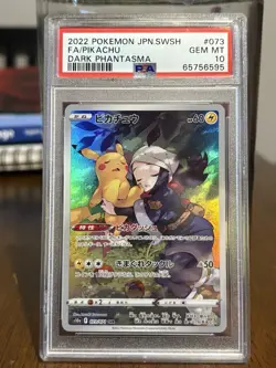2022 POKEMON Pikachu 073 FULL ART/PIKACHU PSA 10 Trainer Gallery Japanese - Image 1