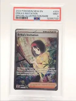 ERIKA'S INVITATION 2023 POKEMON SPECIAL ILLUSTRATION RARE E 203 PSA 9 Q0004 - Image 1