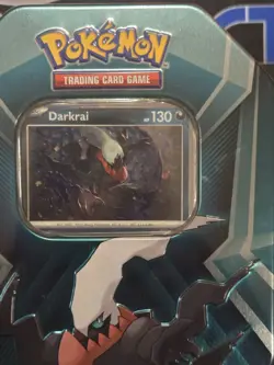 Pokemon TCG Triple Whammy Darkrai Promo 3 Pack Booster Tin Factory Sealed - Image 4