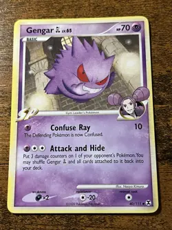 Pokemon Gengar GL Rising Rivals 40/111 Non Holo TCG - Image 1