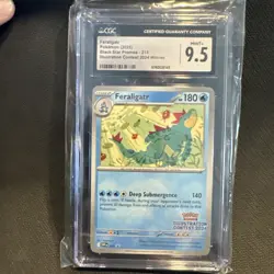 POKEMON CGC MINT+ FERALIGATR ILLUSTRATION CONTEST WINNER 2024 #213 PROMO - Image 1