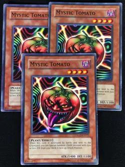 Yugioh Mystic Tomato DLG1-EN077 Common x3 (LP) - Image 1