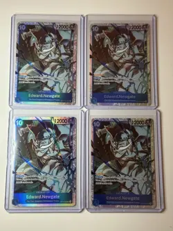 Edward.Newgate OP13-042 Carrying On His Will 4 Foil Card Play Set Lot One Piece - Image 1