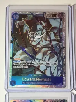Edward.Newgate OP13-042 Carrying On His Will 4 Foil Card Play Set Lot One Piece - Image 2