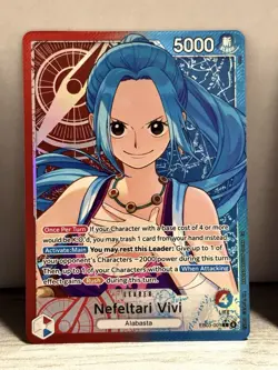 Nefeltari Vivi (Alternate Art) EB03-001 Leader Extra Booster: One Piece Heroine - Image 1