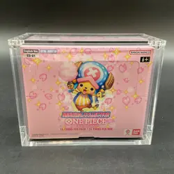 One Piece English Memorial Collection Booster Box Sealed w/ Acrylic Case - Image 1
