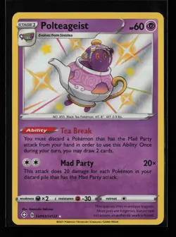Polteageist SV053/SV122 Shiny Holo Rare Shining Fates: Shiny Vault Pokemon Card - Image 1