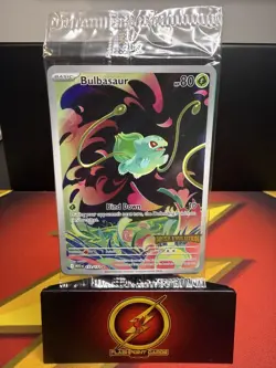 Bulbasaur (SEALED!) - Full Art Holo Promo - 133/132 - Pokemon Trading Card TCG - Image 1