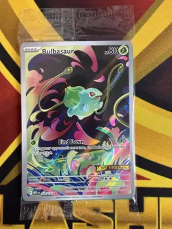 Bulbasaur (SEALED!) - Full Art Holo Promo - 133/132 - Pokemon Trading Card TCG - Image 2