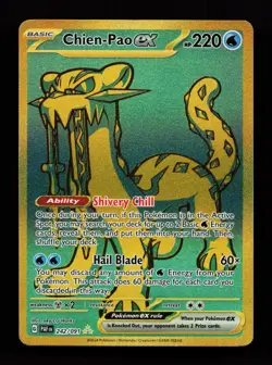 Chien-Pao ex 242/091 SV: Paldean Fates Pokemon Card - Image 1