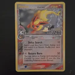 Pokemon Flareon EX Delta Species Reverse Holo Rare 5/113 2005 Card - Image 1