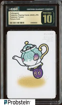 2025 Pokemon Japanese Takura Playing Cards Picture Card Polteageist CGC 10 - Image 1