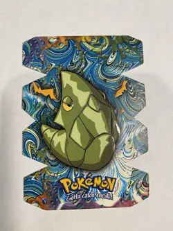 2000 TOPPS Pokemon #11 Metapod Stage 2 Die Cut Embossed card EV2 of 12 - Image 1