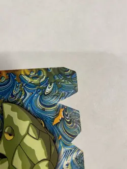 2000 TOPPS Pokemon #11 Metapod Stage 2 Die Cut Embossed card EV2 of 12 - Image 2