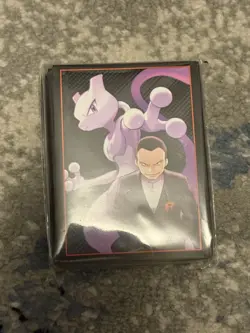 Destined Rivals Glory of Team Rocket Card sleeves 65 Count mewtwo Giovanni - Image 1