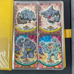 Pokemon Card Collection With Topps Chrome In Binder - Image 1
