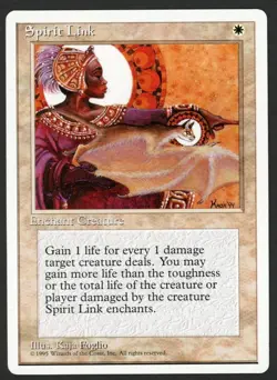 ***Spirit Link*** MTG Alternate 4th Edition Magic Kid Icarus - Image 1