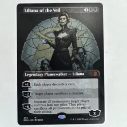 MTG Liliana of the Veil (Borderless) Dominaria United Regular (NM) - Image 1
