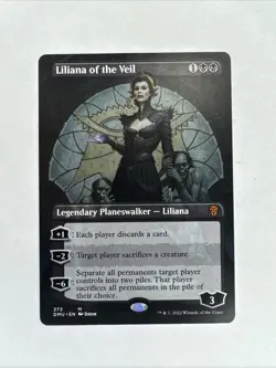 MTG Liliana of the Veil (Borderless) Dominaria United Regular (NM) - Image 2