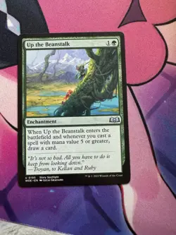 Up the Beanstalk [Wilds of Eldraine] Magic MTG - Image 1
