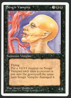 ***Sengir Vampire*** MTG Alternate 4th Edition Magic Kid Icarus - Image 1
