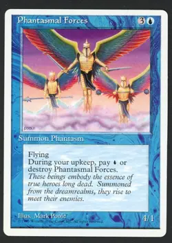 ***Phantasmal Forces*** MTG Alternate 4th Edition Magic Kid Icarus - Image 1