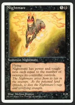 ***Nightmare*** MTG Alternate 4th Edition Magic Kid Icarus - Image 1
