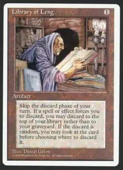 ***Library of Leng*** MTG Alternate 4th Edition Magic Kid Icarus - Image 1