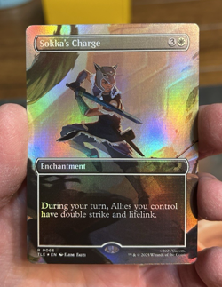 MTG Sokka's Charge (Borderless Foil) Avatar Eternal Legal 66 NM - Image 1