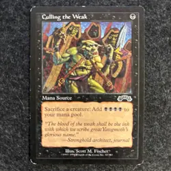 Culling the Weak (55) - LP/MP - Exodus - Vintage - MTG - Image 1