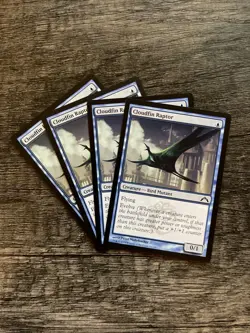 MTG 4x Cloudfin Raptor x4 LP Gatecrash - Image 1