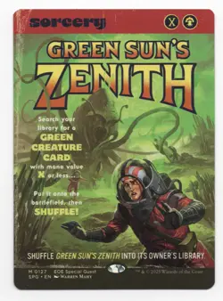 Green Sun's Zenith (Showcase) Edge of Eternities Special Guests - Near Mint - Image 1